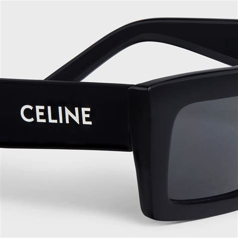 celine monochroms 02 sunglasses in acetate black|LUXURY ACETATE CELINE MONOCHROMS SUNGLASSES .